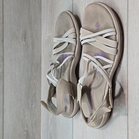 Skechers Women Memory Foam Sandals Shoes Sz 10 - Picture 2 of 9